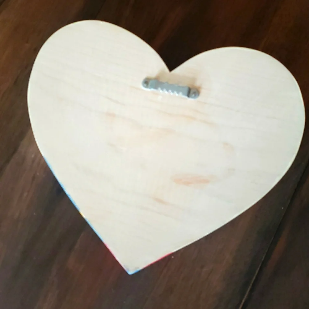Heart-Shaped Red and Blue Birthday Party Decoration